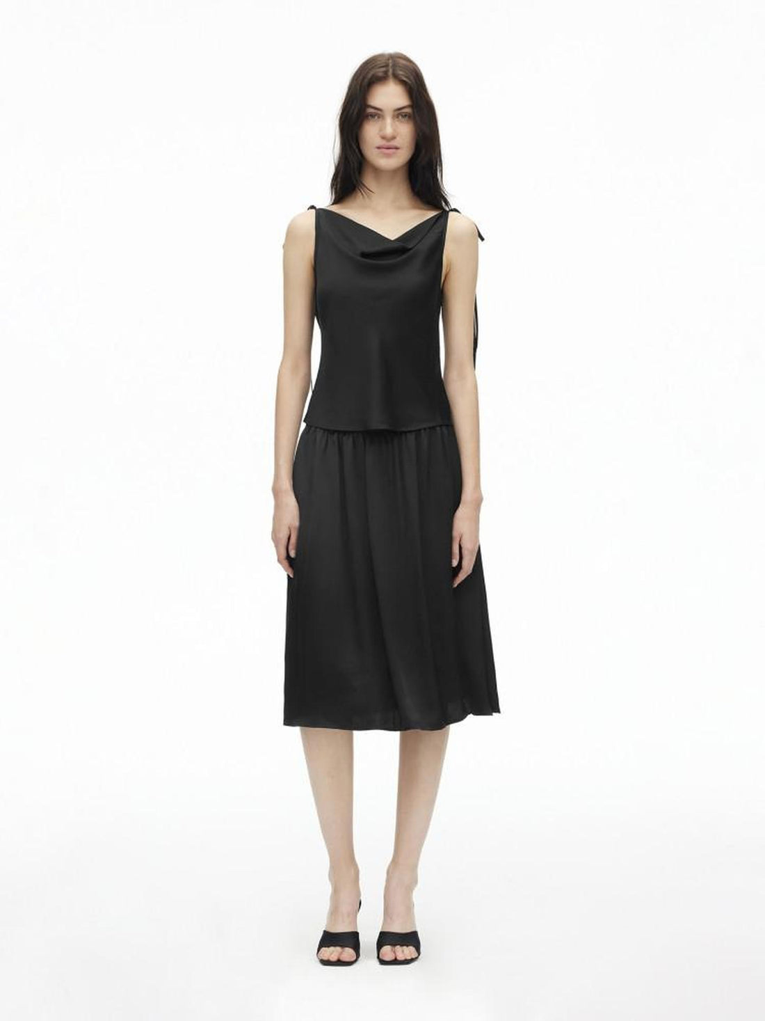 AFTADAWN Multiway One Shoulder Sleeveless Women&