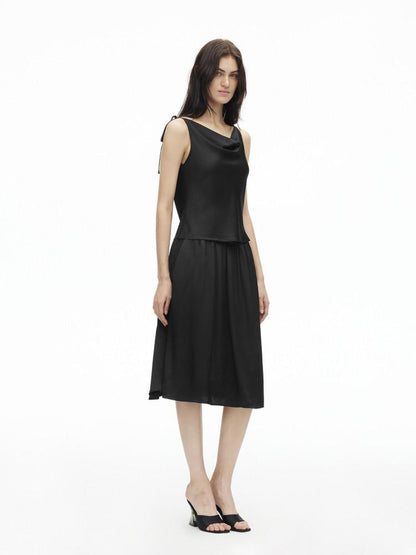 AFTADAWN Multiway One Shoulder Sleeveless Women&