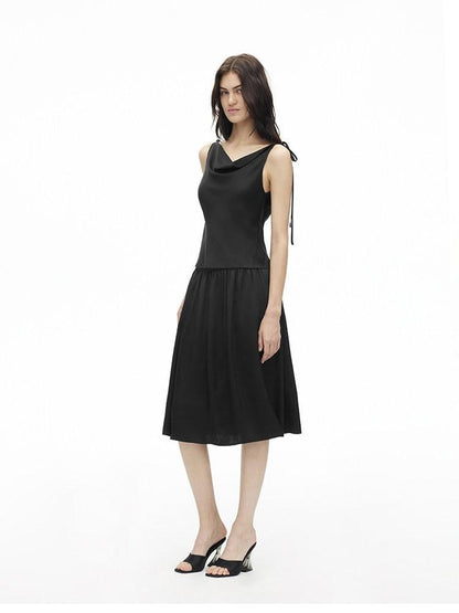 AFTADAWN Multiway One Shoulder Sleeveless Women&