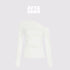 AFTADAWN_Oblique_Neck_Pleated_Long_Sleeve_Striped_T-Shirt_MISSTT