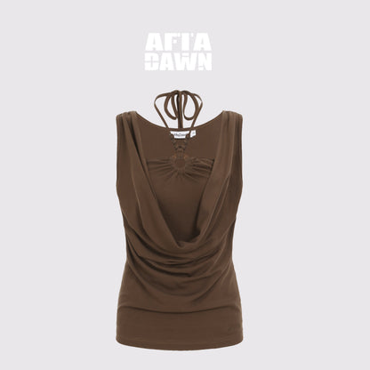 AFTADAWN_Pleated_Beaded_Faux_Layered_Draped_Neck_Women&