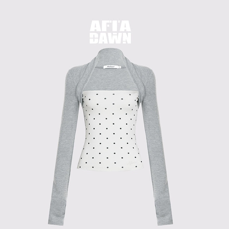 AFTADAWN_Polka_Dot_Spliced_Layered_Women&