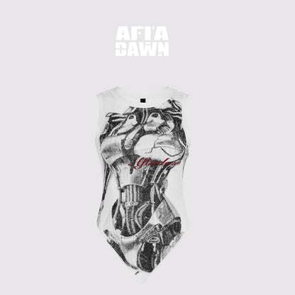 AFTADAWN_Print_Vest_V-Neck_T-Shirt_Long-Sleeve_MISSTT