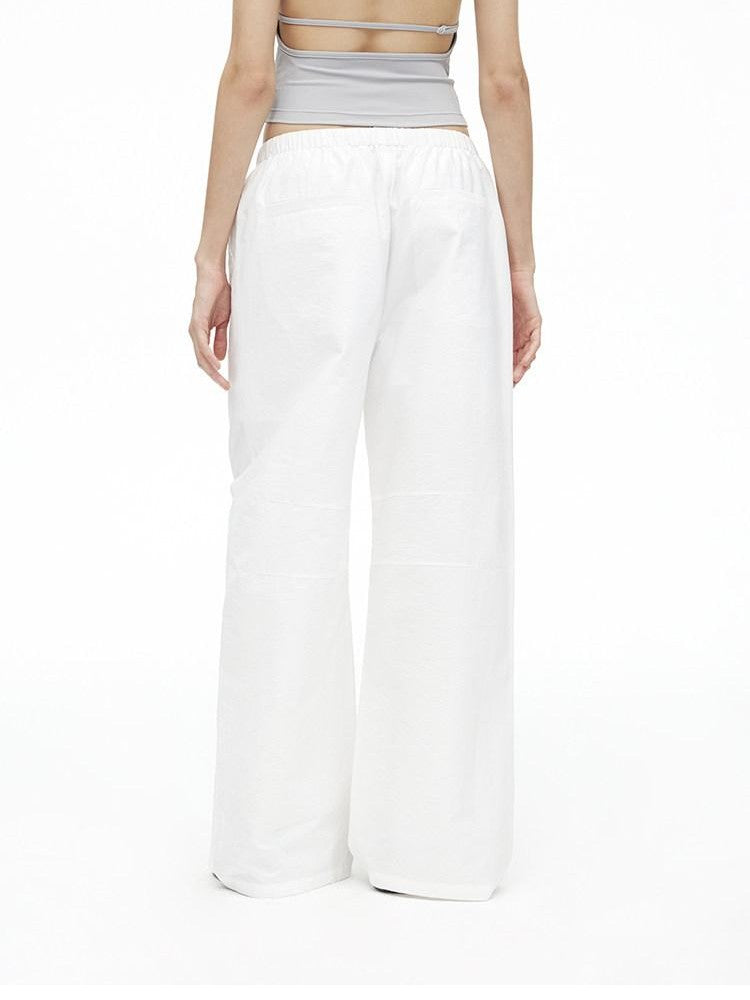 AFTADAWN Relaxed Pleated Split Scimitar Women&