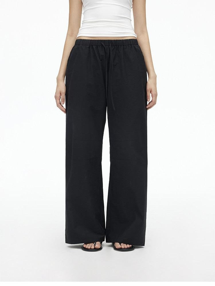 AFTADAWN Relaxed Pleated Split Scimitar Women&