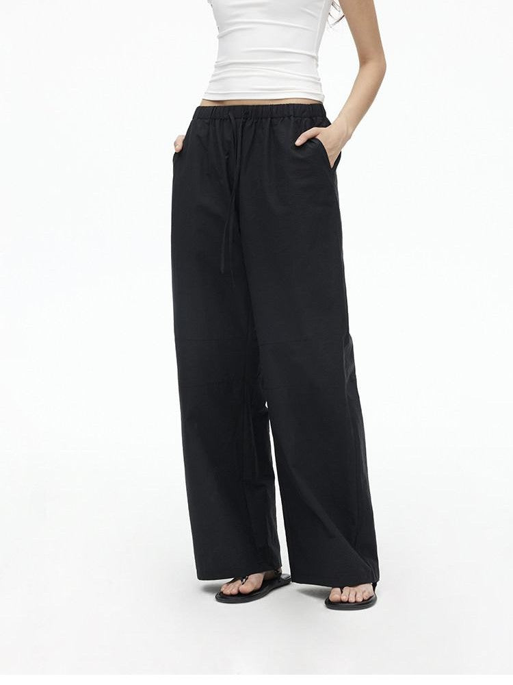 AFTADAWN Relaxed Pleated Split Scimitar Women&