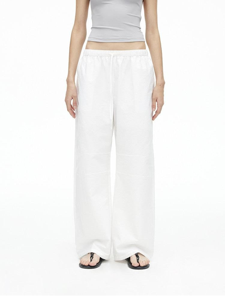 AFTADAWN Relaxed Pleated Split Scimitar Women&