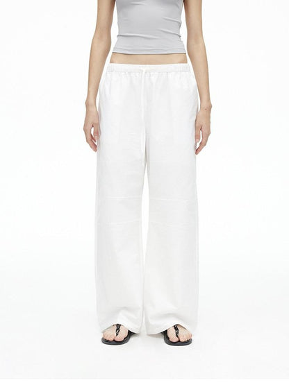 AFTADAWN Relaxed Pleated Split Scimitar Women&