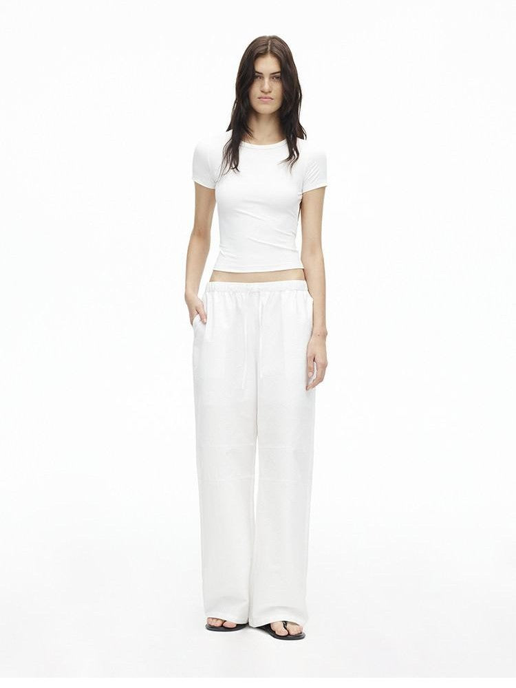 AFTADAWN Relaxed Pleated Split Scimitar Women&