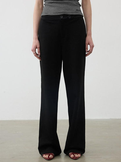 AFTADAWN Removable Skirt Panel Low Waist Straight Women&