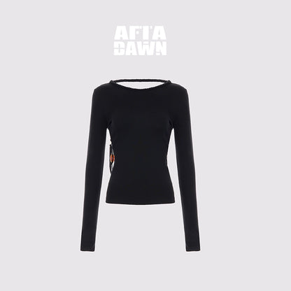 AFTADAWN_Reversible_Merino_Wool_Beaded_Belted_Top_With_Draped_Neck_MISSTT