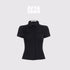 AFTADAWN_Satin_Sheen_Polka_Dot_Ruched_Collar_Waist_Cinch_Women&
