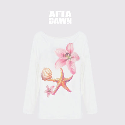 AFTADAWN_Sequin_Floral_Print_Low_Waist_A_Line_Women&