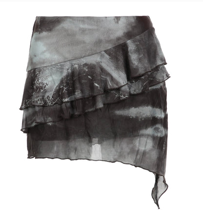 AFTADAWN_Sheer_Mesh_Blouse_With_Flounced_Hem_Skirt_Set_MISSTT