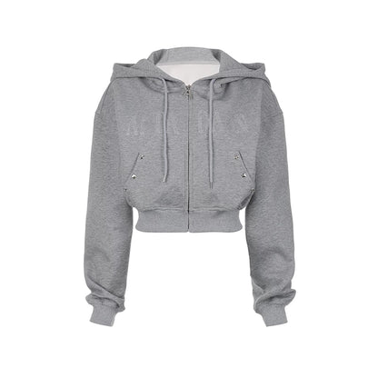 AFTADAWN_Short_Gray_Distressed_Studded_Oversized_Crop_Hoodie_Skirt_Set_MISSTT