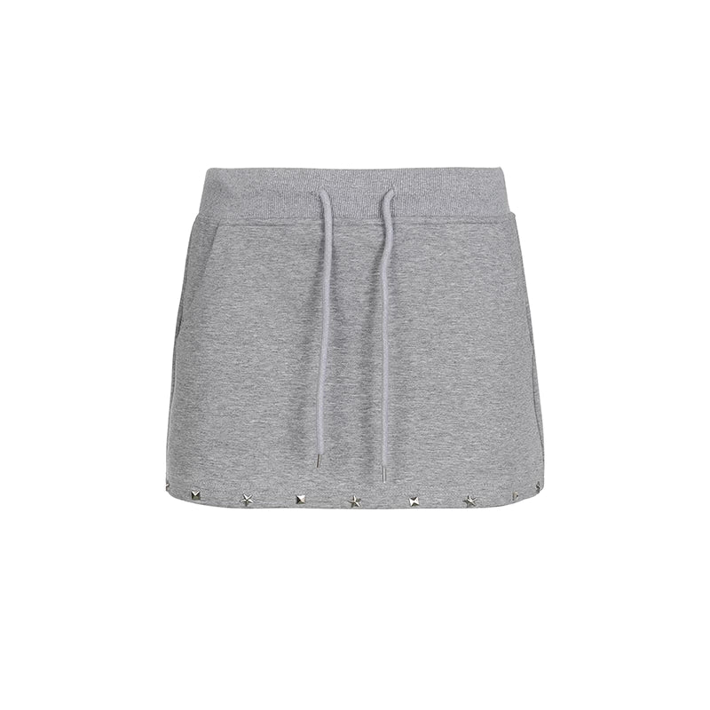 AFTADAWN_Short_Gray_Distressed_Studded_Oversized_Crop_Hoodie_Skirt_Set_MISSTT