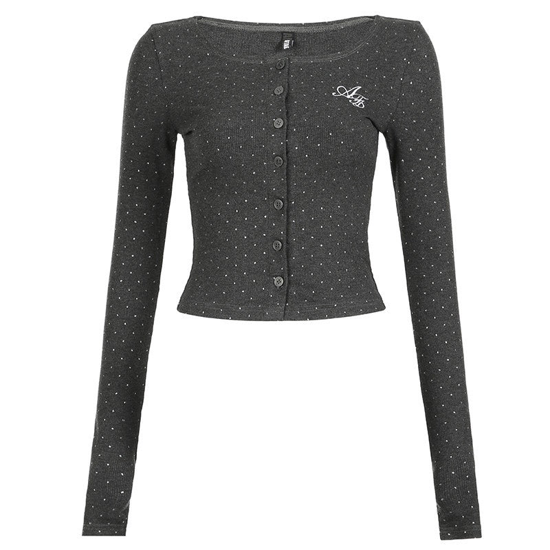 AFTADAWN_Silver_Polka_Dot_Knit_Buttoned_Women&