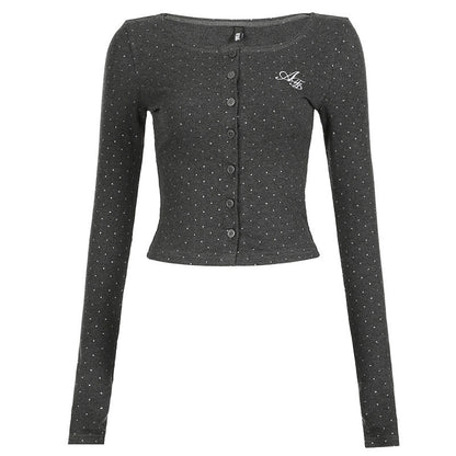 AFTADAWN_Silver_Polka_Dot_Knit_Buttoned_Women&