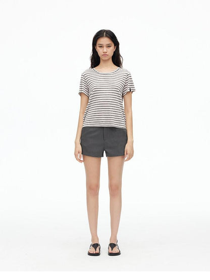 AFTADAWN Slim High Density Bamboo Micro Stretch Pocket Women&