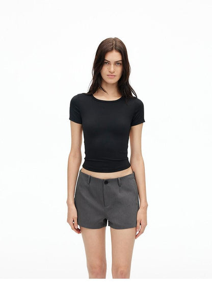 AFTADAWN Slim High Density Bamboo Micro Stretch Pocket Women&