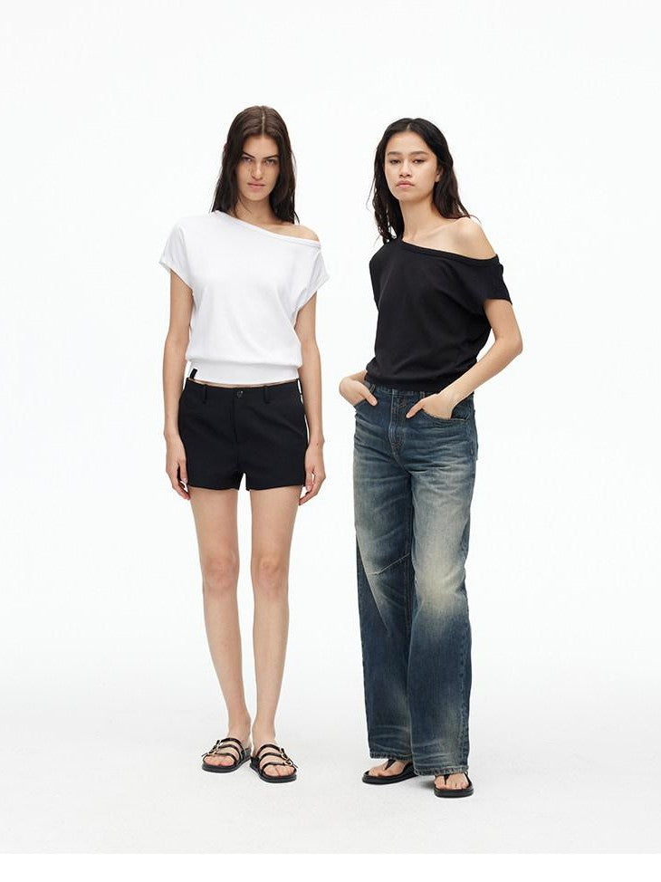 AFTADAWN Slim High Density Bamboo Micro Stretch Pocket Women&