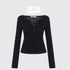 AFTADAWN_Slim_Lace_Spliced_V-neck_Women&