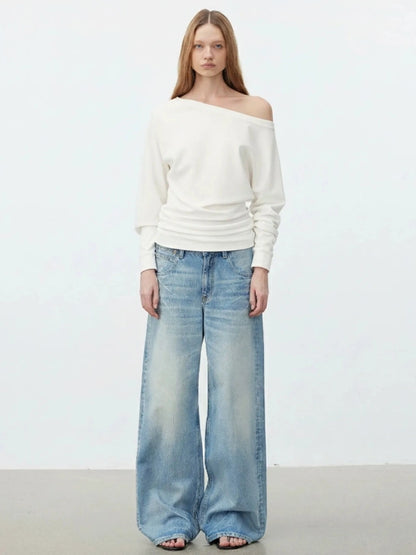 Soft Cotton Layered Slouchy T-shirt T-shirt