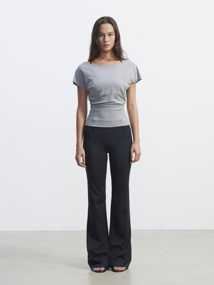 AFTADAWN Soft Touch Shaping Mid Rise Micro Flare Women&