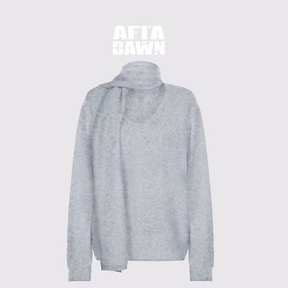 AFTADAWN_Soft_V-neck_Knit_Loose_Fit_Women&