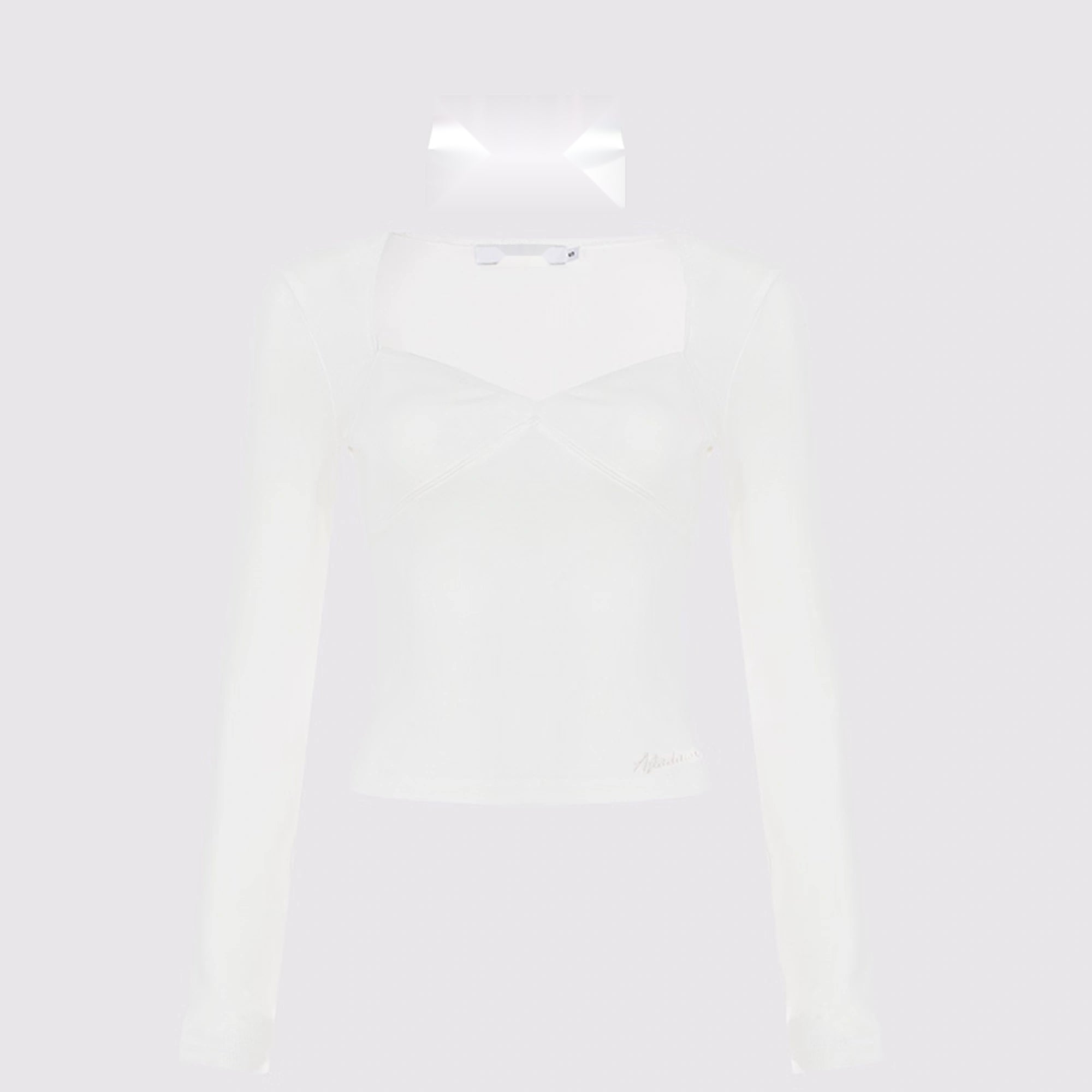 AFTADAWN_Soft_V-neck_Slim_Fit_Cropped_Top_MISSTT