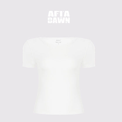 AFTADAWN_Solid_Breathable_Quick_Dry_U_Neck_Women&