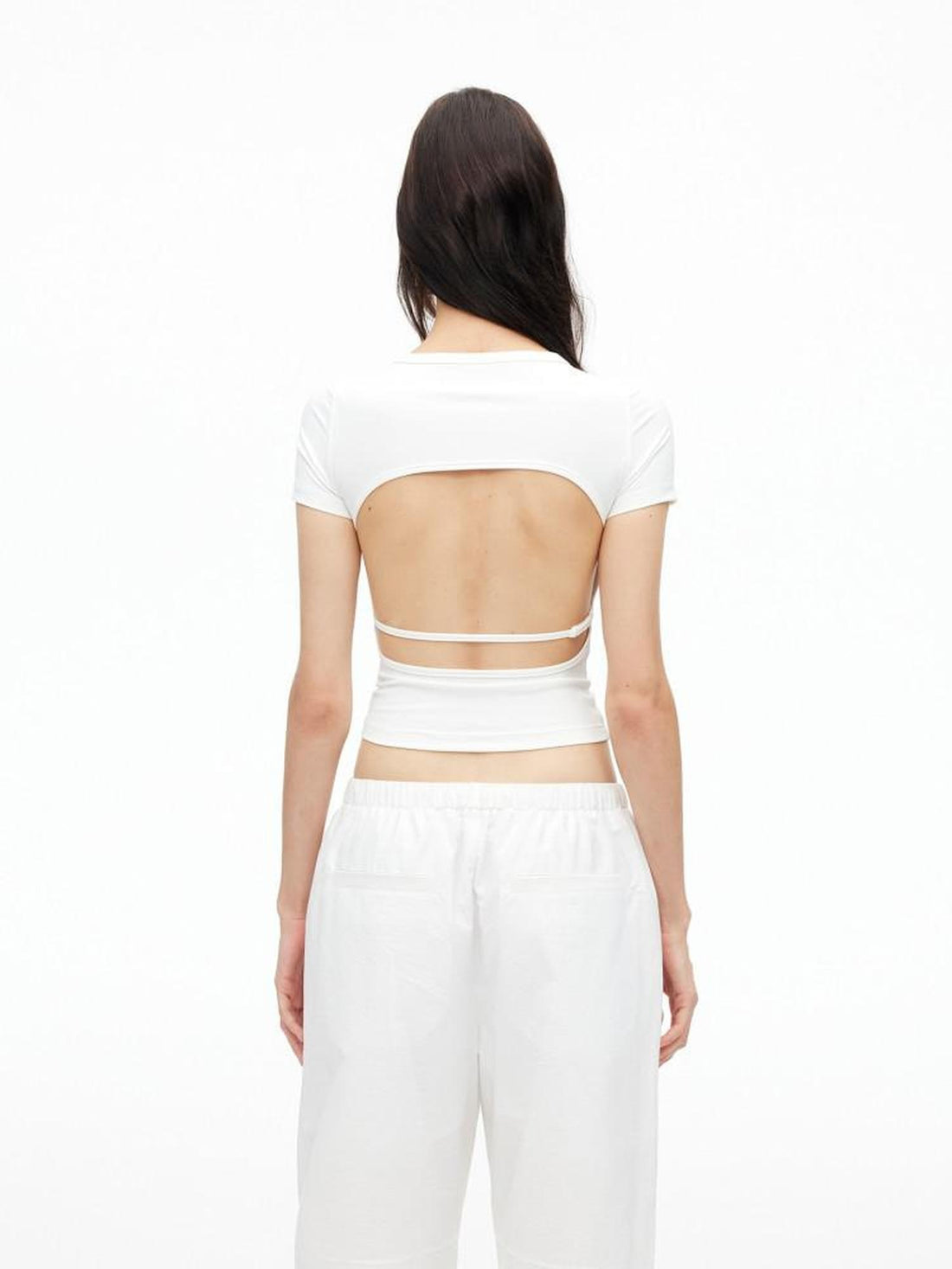 AFTADAWN Solid Breathable Quick Dry U Neck Women&