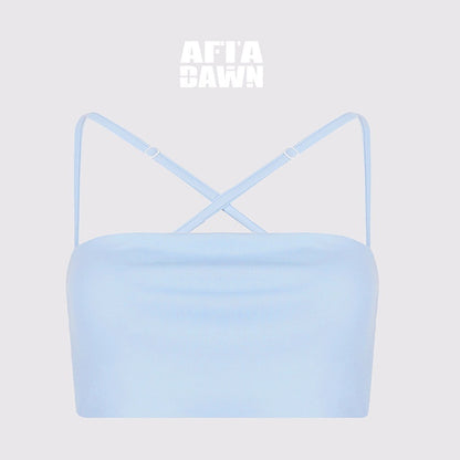 AFTADAWN_Solid_Cross_Halter_Open_Back_Removable_Pad_Cropped_Women&