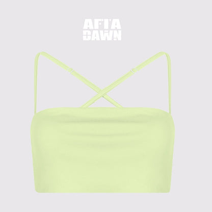 AFTADAWN_Solid_Cross_Halter_Open_Back_Removable_Pad_Cropped_Women&