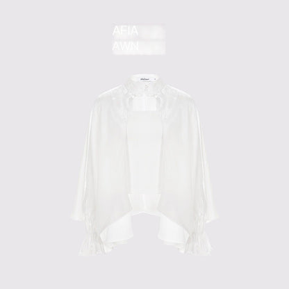AFTADAWN_Solid_Lantern_Sleeve_Two_Piece_Women&