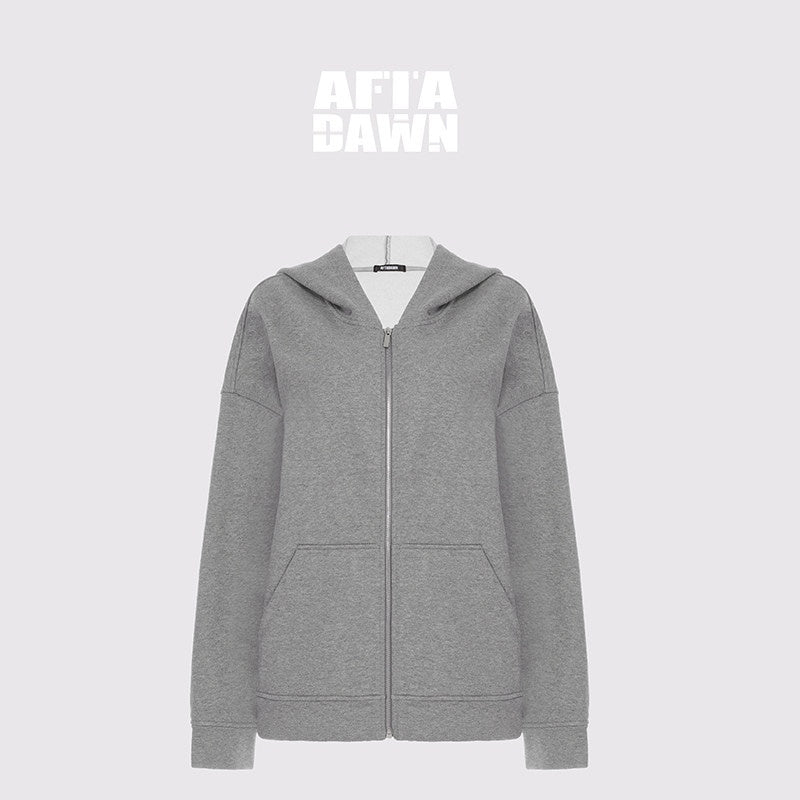 AFTADAWN_Solid_Oversized_Hooded_Pockets_Women&