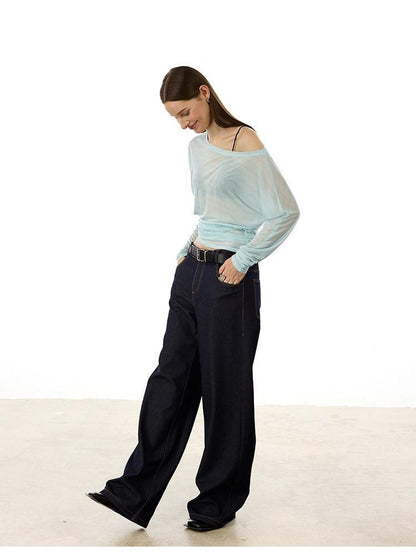 AFTADAWN Striped Asymmetrical One Shoulder Ruched Women&
