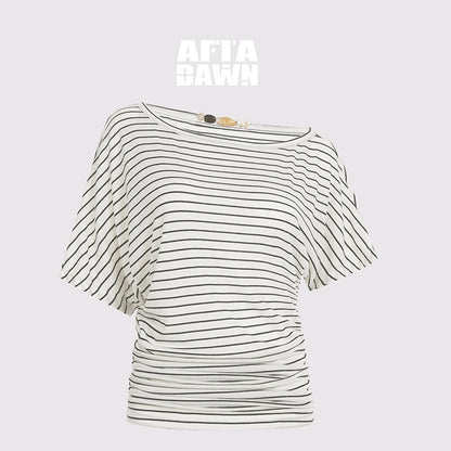 AFTADAWN_Striped_Beaded_Halter_Asymmetric_Women&