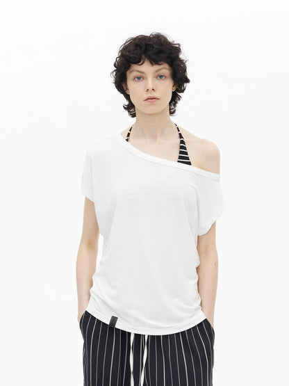 AFTADAWN Striped Halter Tie Cami Women&