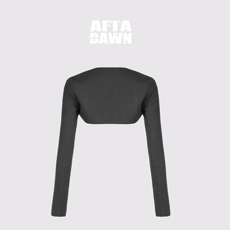 AFTADAWN_Striped_Lace_Up_Bow_Wool_Bustier_Pleated_Women&