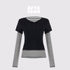 AFTADAWN_Striped_Layered_Two_Piece_Splice_Women&