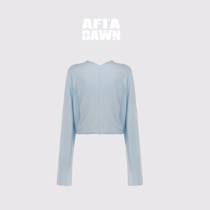 AFTADAWN_Textured_Relaxed_Batwing_Sleeve_Lyocell_Women&