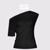 AFTADAWN_Textured_Sheer_Asymmetrical_One_Shoulder_Women&