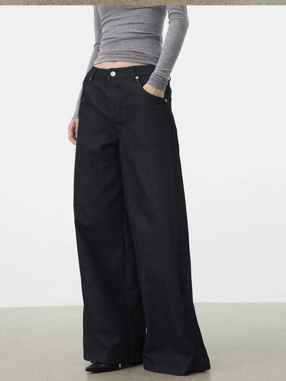 AFTADAWN Textured Side Pleat Embroidered Trousers Pants