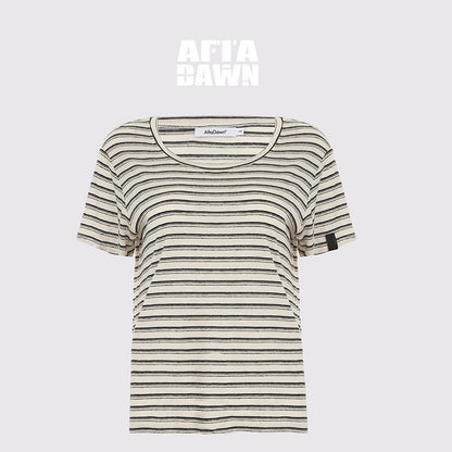 AFTADAWN_Textured_Striped_Print_Loose_Fit_Women&