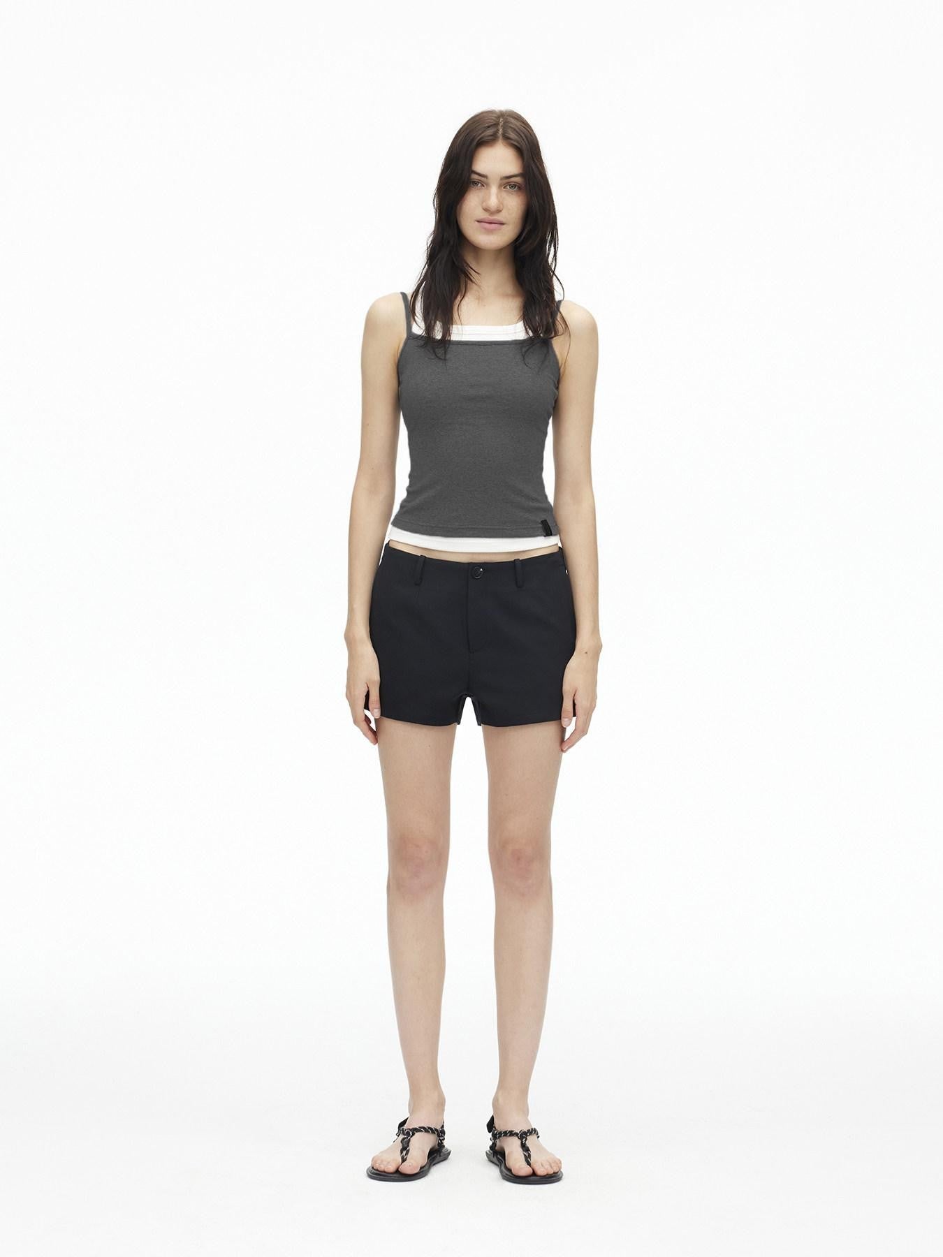 AFTADAWN Three Color Colorblock Layered Two Piece Women&