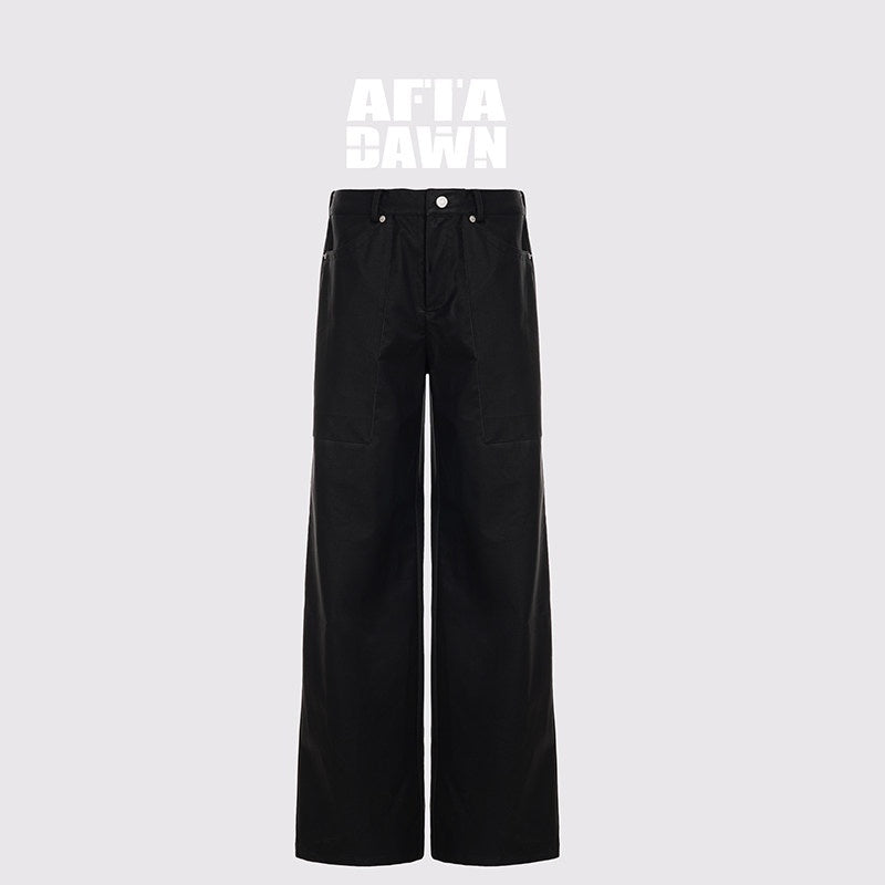 AFTADAWN_Twill_Texture_Pocketed_Zipper_Relaxed_Women&
