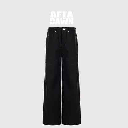 AFTADAWN_Twill_Texture_Pocketed_Zipper_Relaxed_Women&