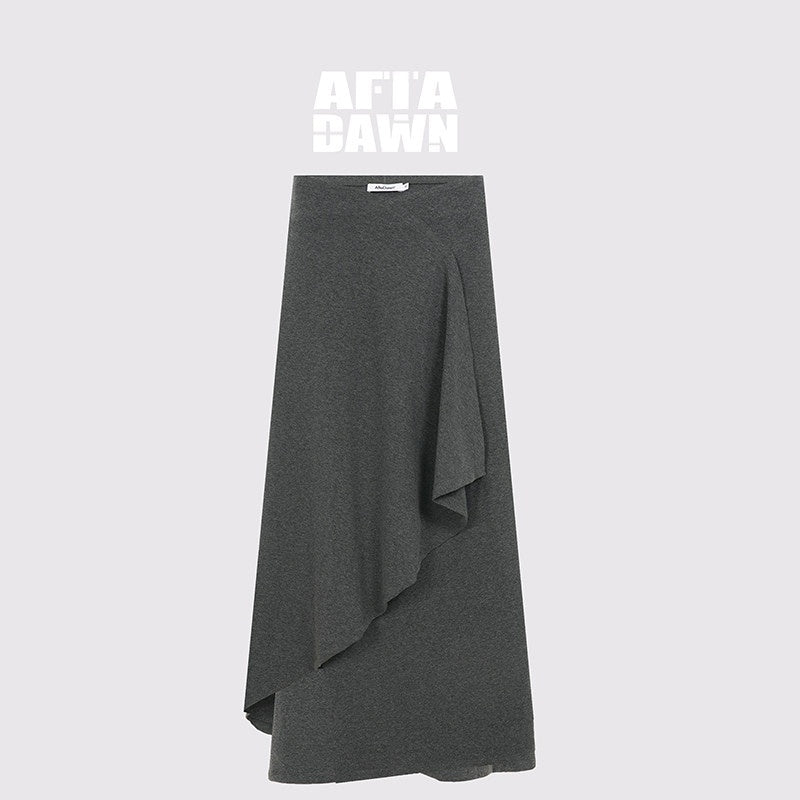 AFTADAWN_Twist_Knot_Cross_V-neck_Asymmetric_Women&