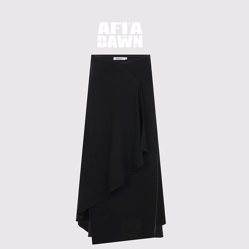 AFTADAWN_Twist_Knot_Cross_V-neck_Asymmetric_Women&